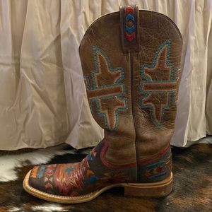 Tin Haul Aztec Cowgirl Boots
